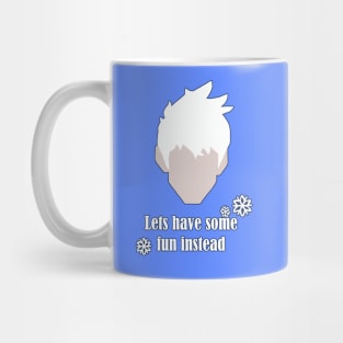 Jack frost outline Mug